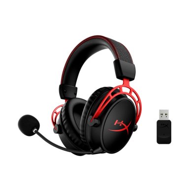 AUDÍFONOS HYPERX HEADSET HYPERX CLOUD ALPHA RED WIRELESS 4P5D4AA BLUETOOTH - 5