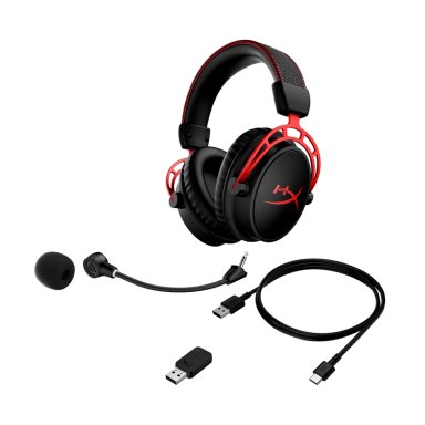 AUDÍFONOS HYPERX HEADSET HYPERX CLOUD ALPHA RED WIRELESS 4P5D4AA BLUETOOTH - 6