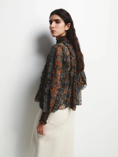 BLUSA MUJER SFERA ESTAMPADA - 4