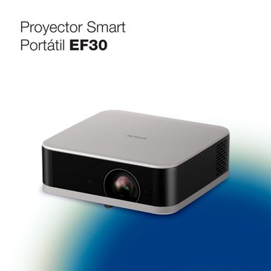PROYECTOR EPSON FHD SMART PORTÁTIL EF-30 350LM - 1
