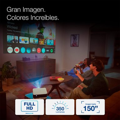 PROYECTOR EPSON FHD SMART PORTÁTIL EF-30 350LM - 2
