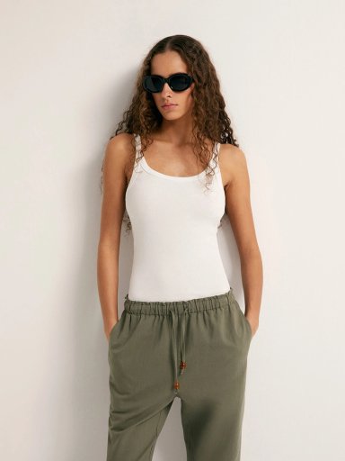 PANTALÓN MUJER SFERA LINO RECTO - 2