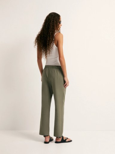 PANTALÓN MUJER SFERA LINO RECTO - 4