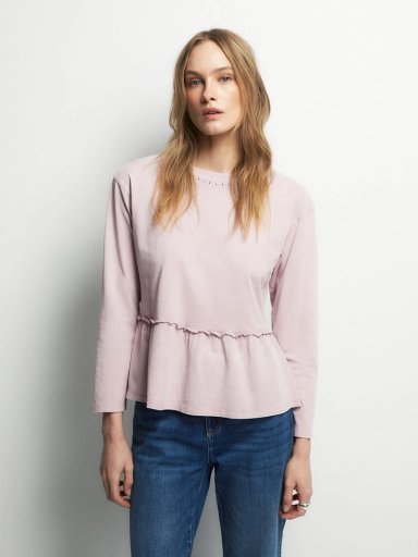 POLERA MUJER SFERA ALGODÓN MANGA LARGA - 2