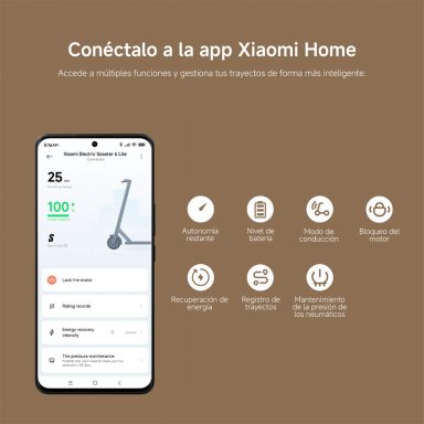 SCOOTER PLEGABLE XIAOMI 6 LITE NEGRO - 13