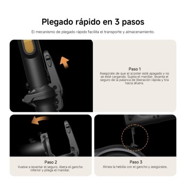 SCOOTER PLEGABLE XIAOMI 6 LITE NEGRO - 14