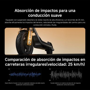 SCOOTER PLEGABLE XIAOMI 6 LITE NEGRO - 4