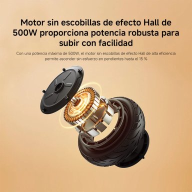 SCOOTER PLEGABLE XIAOMI 6 LITE NEGRO - 7