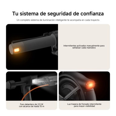 SCOOTER PLEGABLE XIAOMI 6 LITE NEGRO - 8
