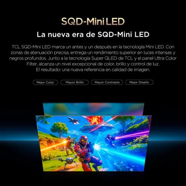 SMART TV TCL SQD-MINI LED 4K UHD 65” 65C7L - 5