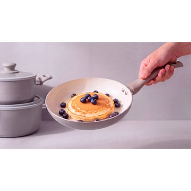 SET 2 SARTENES ILKO CERAMIC COLORS GRIS - 2