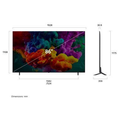 SMART TV LG QNED 4K UHD 86” 86QNED85BSG - 3