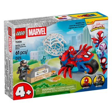 BLOQUES DE CONSTRUCCIÓN LEGO 11206 SPIDEY EN SU MOTO VS. RHINO - 4