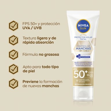PROTECTOR SOLAR NIVEA CONTROL DE MANCHAS FPS50 40ML - 3