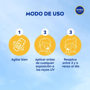 PROTECTOR SOLAR NIVEA SUN INVISIBLE DAILY FLUID FPS50 40ML - 4