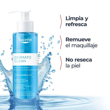 GEL LIMPIADOR EUCERIN DERMATOCLEAN 200ML - 5