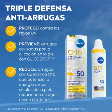 CREMA ANTI-ARRUGAS NIVEA Q10 FPS50 40ML - 2