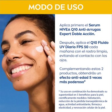 CREMA ANTI-ARRUGAS NIVEA Q10 FPS50 40ML - 10