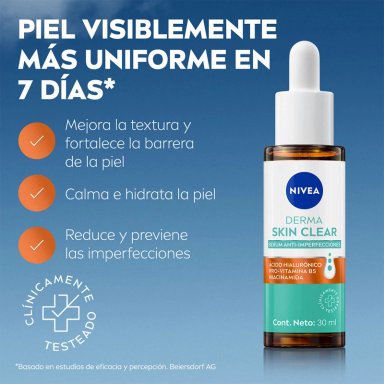 SÉRUM NIVEA DERMA SKIN CLEAR ANTI-IMPERFECCIONES 30ML - 2