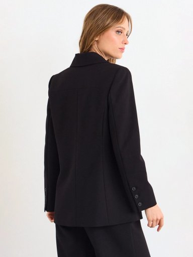 BLAZER MUJER IO SOLAPA TRIÁNGULO METÁLICO - 3