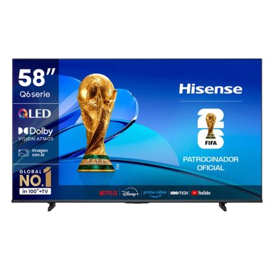 SMART TV HISENSE QLED 4K UHD 58” 58Q6QV - 2