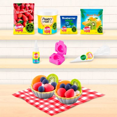MASAS SLIME BOLSA DE COMPRA - TARTA DE FRUTAS - 8