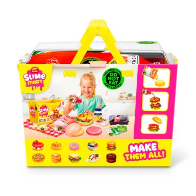 MASAS SLIME CANASTO DE COMPRA MART DE ZURU - HAMBURGUESA - 6