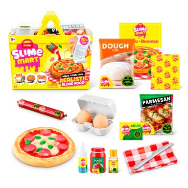 MASAS SLIME CANASTO DE COMPRA MART DE ZURU - PIZZA - 1