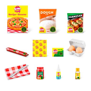 MASAS SLIME CANASTO DE COMPRA MART DE ZURU - PIZZA - 5