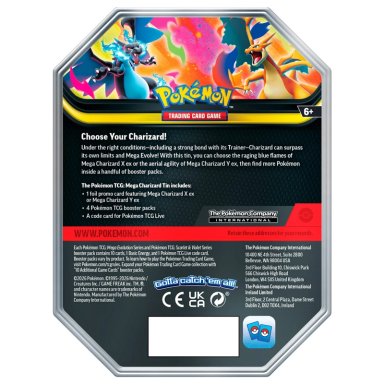 CARTAS POKEMON MEGA CHARIZARD TIN EN - 2
