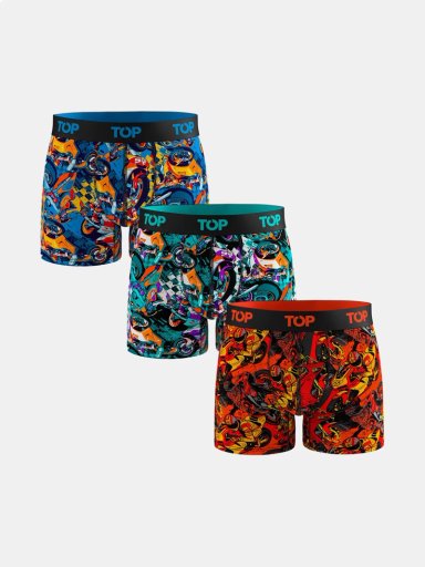 PACK X3 BÓXER HOMBRE TOP ALGODÓN  - 1