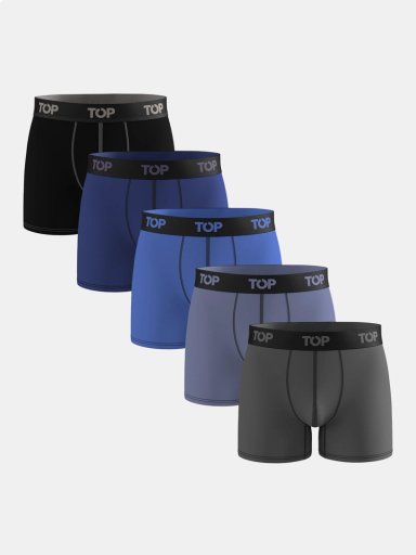 PACK X5 BÓXER HOMBRE TOP ALGODÓN  - 1