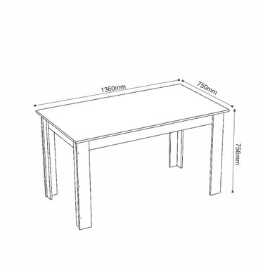 JUEGO DE COMEDOR ALTAVISION VIOLETA 6 SILLAS NEGRO/MIEL - 4