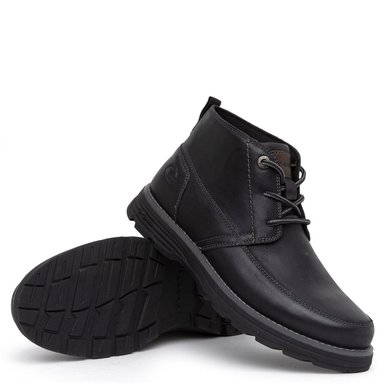 BOTINES HOMBRE GUANTE NEGRO RODEO CUERO - 5