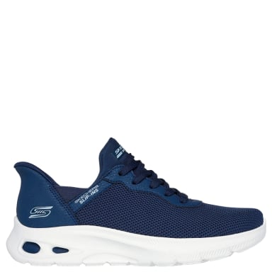ZAPATILLAS MUJER SKECHERS CASUALES AZUL SLIP-INS BOBS SPORT UNITY - 1