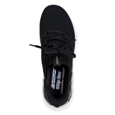 ZAPATILLAS MUJER SKECHERS CASUALES NEGRO SLIP-INS BOBS SPORT B LOVE - 4