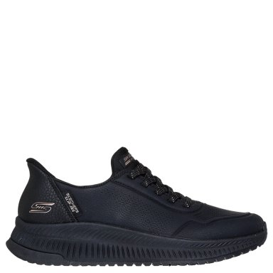 ZAPATILLAS MUJER SKECHERS CASUALES NEGRO SLIP-INS BOBS SQUAD 4 - 1