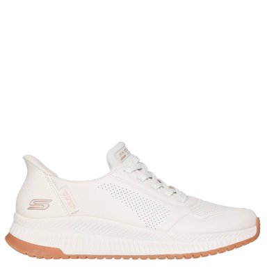 ZAPATILLAS MUJER SKECHERS CASUALES BLANCO SLIP-INS BOBS SQUAD 4 - 1