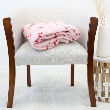 MANTA DORAL SOFTY ESTAMPADA BEIGE - 3