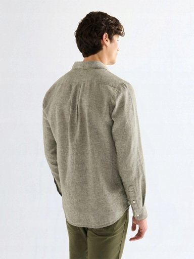 CAMISA MANGA LARGA HOMBRE WRANGLER LINO - 2