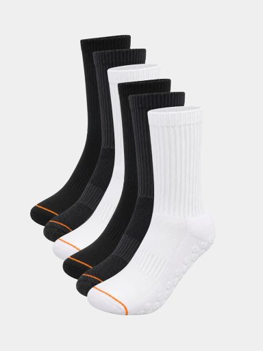 PACK X6 CALCETINES HOMBRE ENERSOCKS ALGODÓN GRIP PANEL SPORT - 1