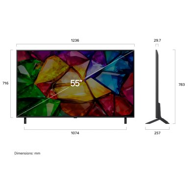 SMART TV LG RGB MINILED 4K UHD 55” 55MRGB85BSC - 3