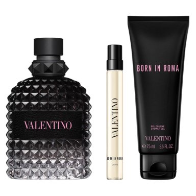 SET PERFUME HOMBRE VALENTINO BORN IN ROMA EDT 100ML+10ML+75ML - 1