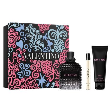 SET PERFUME HOMBRE VALENTINO BORN IN ROMA EDT 100ML+10ML+75ML - 2
