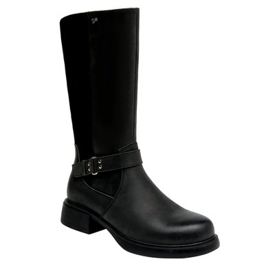 BOTAS MUJER 16 HRS NEGRO 16M0329 CUERO - 2