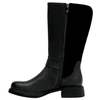 BOTAS MUJER 16 HRS NEGRO 16M0329 CUERO - 4