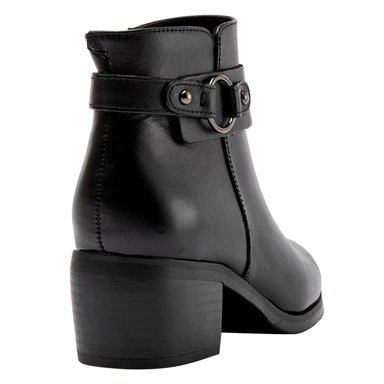 BOTINES MUJER BRUNO ROSSI NEGRO BRMH609 CUERO - 5