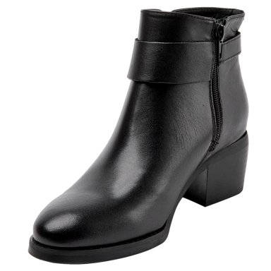 BOTINES MUJER BRUNO ROSSI NEGRO BRMH609 CUERO - 3