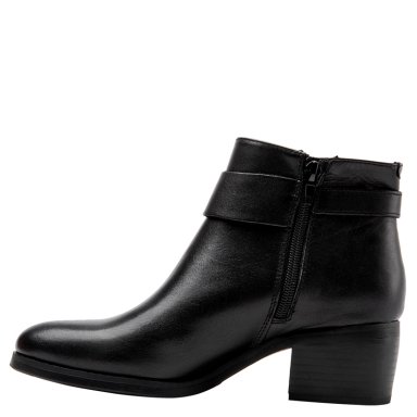 BOTINES MUJER BRUNO ROSSI NEGRO BRMH609 CUERO - 4