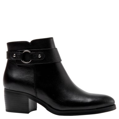 BOTINES MUJER BRUNO ROSSI NEGRO BRMH609 CUERO - 1